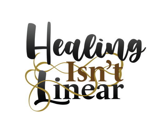 Healing Isn't Linear | Vinyl Clear Stickers |