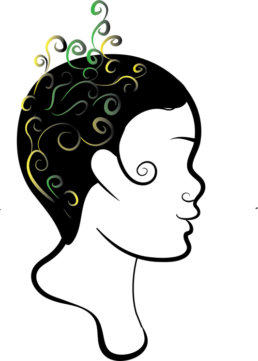 Silhouette of the Mind | Vinyl Clear Sticker |