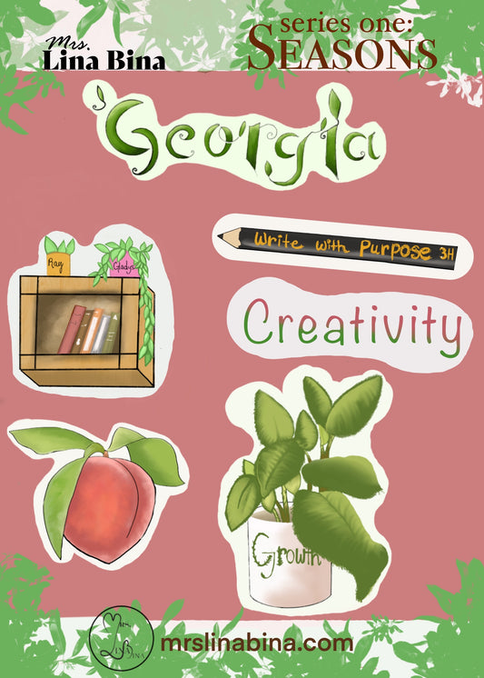 Georgia | Vinyl Sticker Sheet |