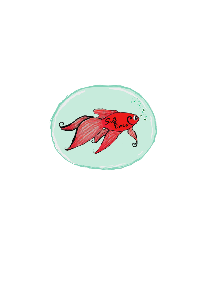 Self Care Fish | Vinyl Sticker |